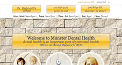 Desktop Screenshot of munsterdentalhealth.com
